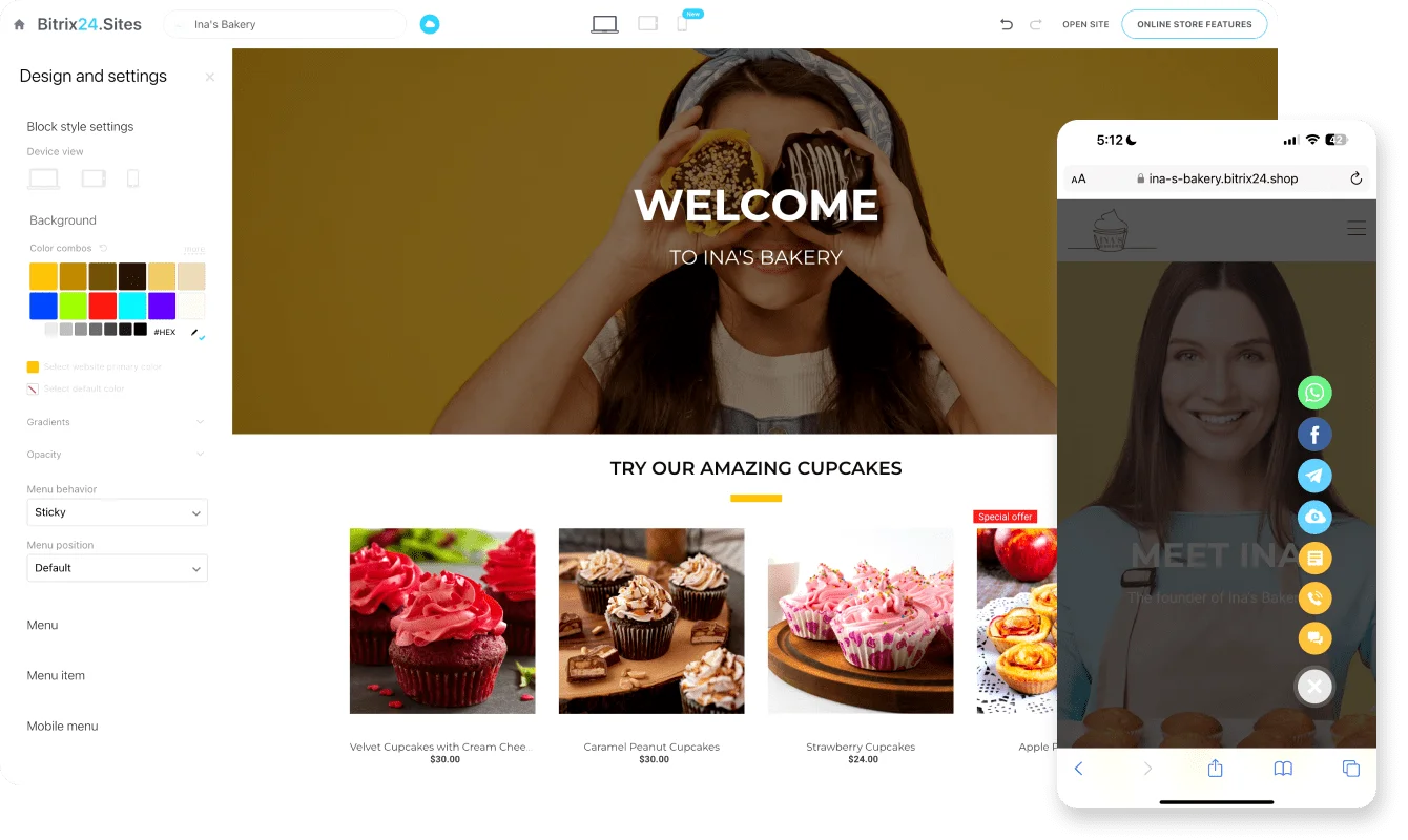 Bitrix24 Sites